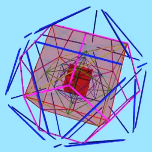 Nesting Platonic Solid Recursion video