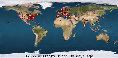 GeometryCode.com - Recent Visitors Map - 15Nov2017