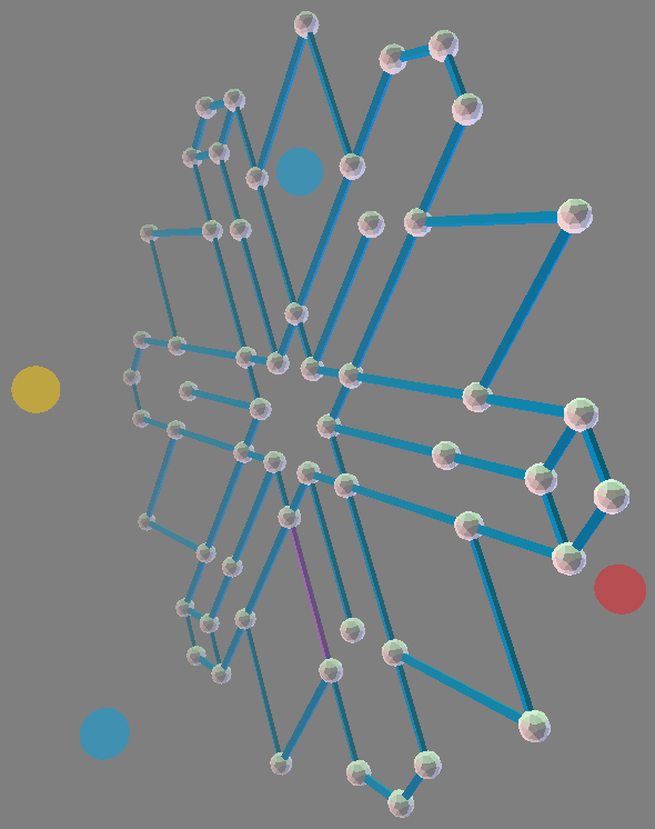 ZomePad 2D hexagonal crystal