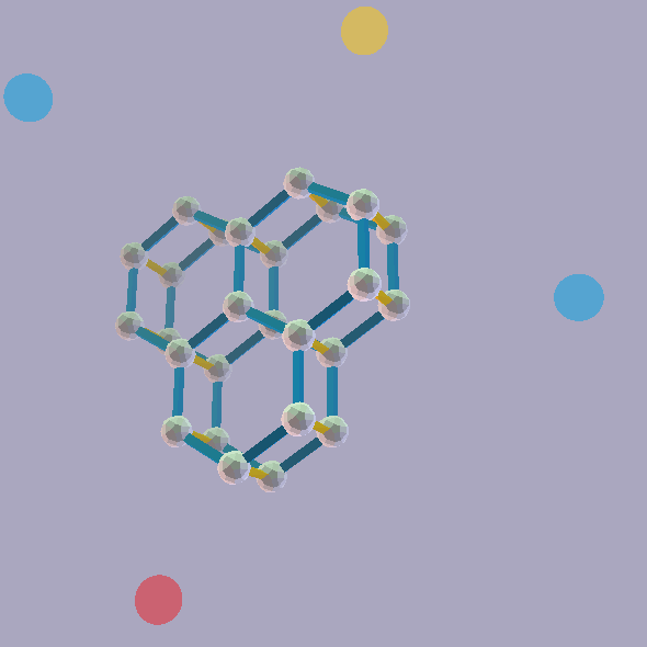 ZomePad 3D Hexagonal (honey comb) grid model