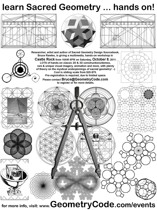 sacred geometry Workshop Flyer - Castle Rock Colorado 8Oct2011  - 72dpi