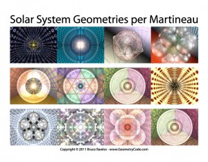 calendar cover: Solar System Geometries per Martineau
