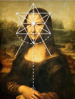 Sacred Geometry in the Mona Lisa by Leonardo daVinci