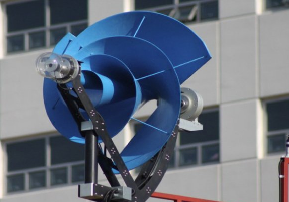 Archimedes spiral wind generator