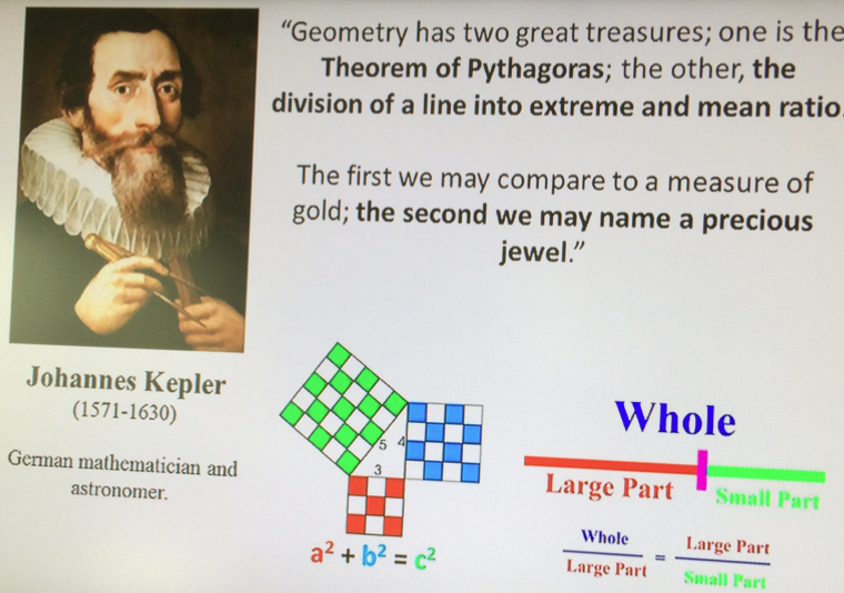 Kepler-quote-FibonacciGarden-MichaelSchneider