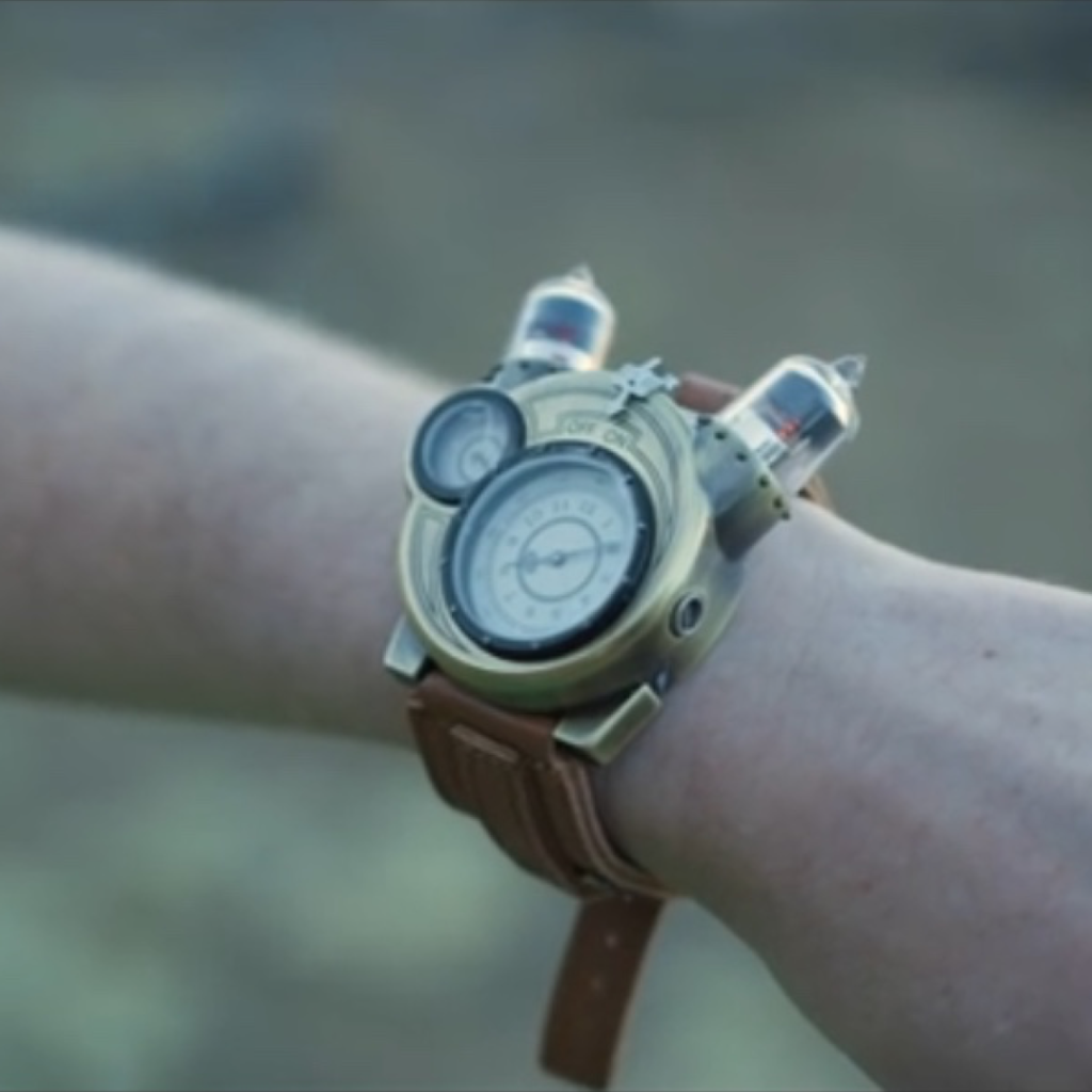 SciFi - wrist watch - from "What is Reality" video by Quantum Gravity Research