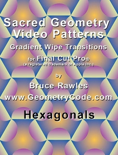 Sacred Geometry Video Patterns - Gradient Wipe Transitions for Final Cut Pro X ® by Bruce Rawles (GeometryCode.com) - Hexagonals