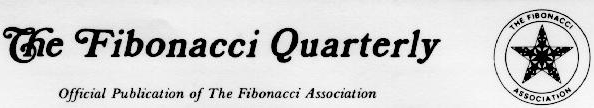 The Fibonacci Quarterly - Official Publication of the Fibonacci Association (since 1963)