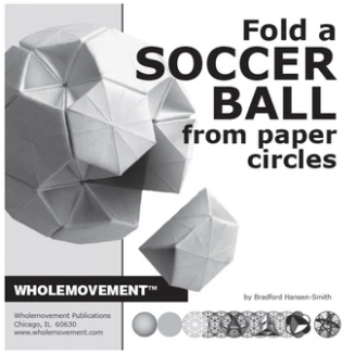 Fold a soccer ball from paper circles