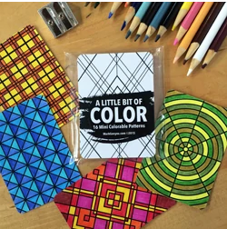 Geometric Coloring Cards