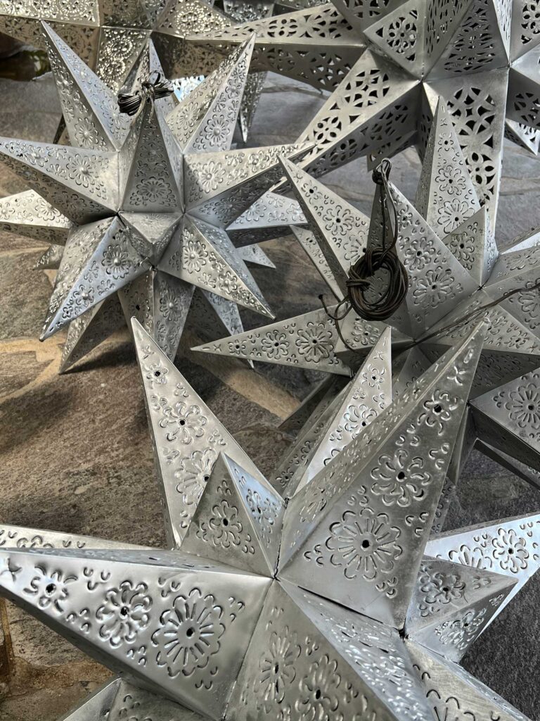 metal stellated polyhedra; San Miguel de Allende, Mexico